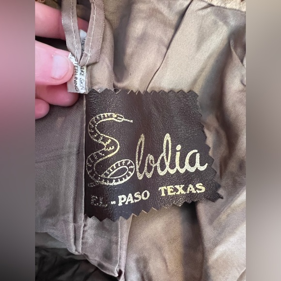 Vintage 80’s real snake skin Elodia high waisted whip snake leather pants - Picture 15 of 16